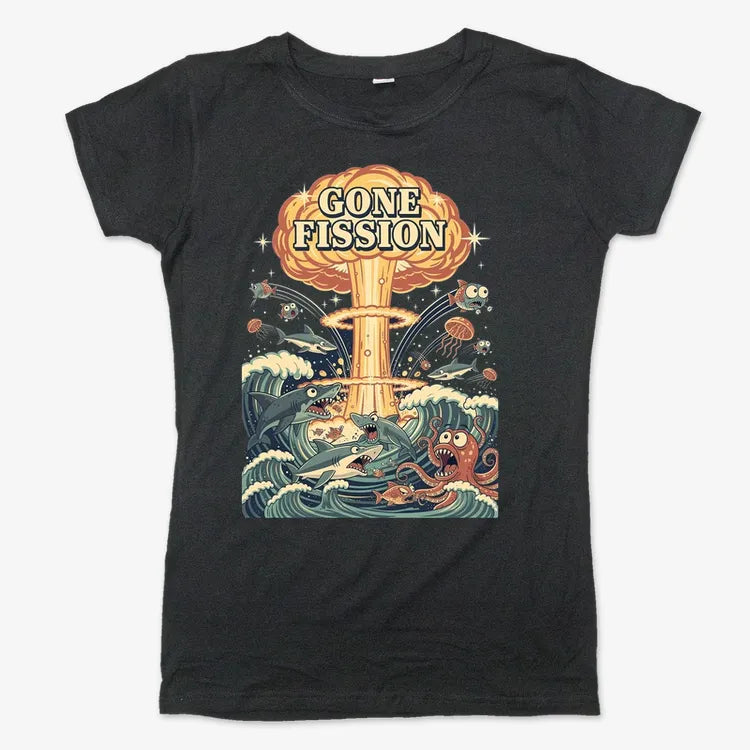 Gone Fission-Women's T-Shirt-Midnight