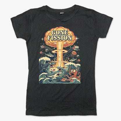 Gone Fission-Women's T-Shirt-Midnight