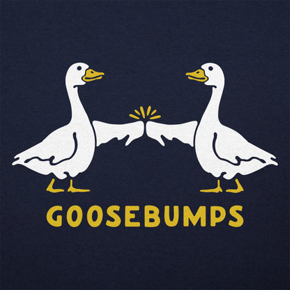 Goosebumps Two Geese Fist Bumping