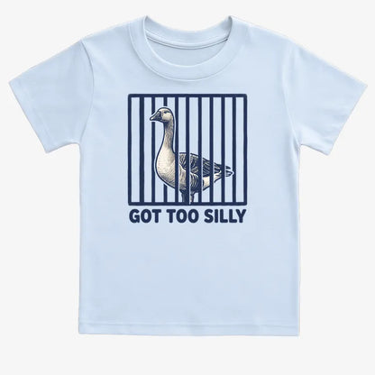 Got Too Silly Goose-Kids T-Shirt-Blue