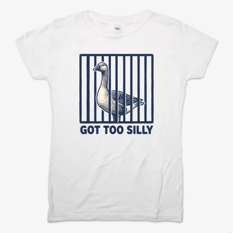 Got Too Silly Goose-Women's T-Shirt-Snow