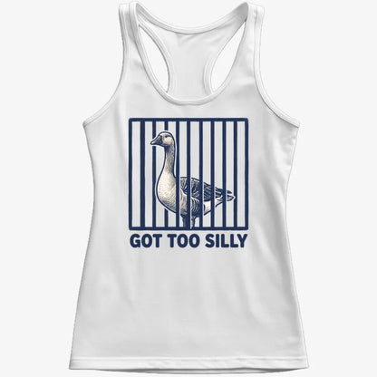 Got Too Silly Goose-Women's Tank Top-Snow