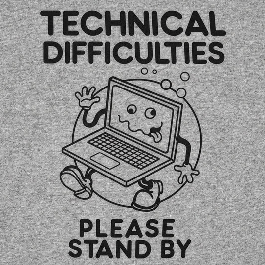 Technical Difficulties Please Stand By Cartoon detail