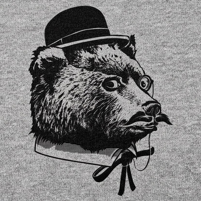 Fancy Bear in Bowler Hat and Monocle detail