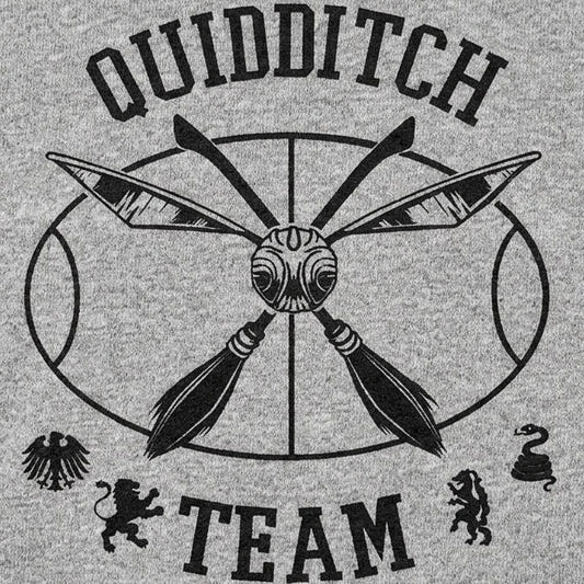 Quidditch Team Crossed Broomsticks Emblem detail