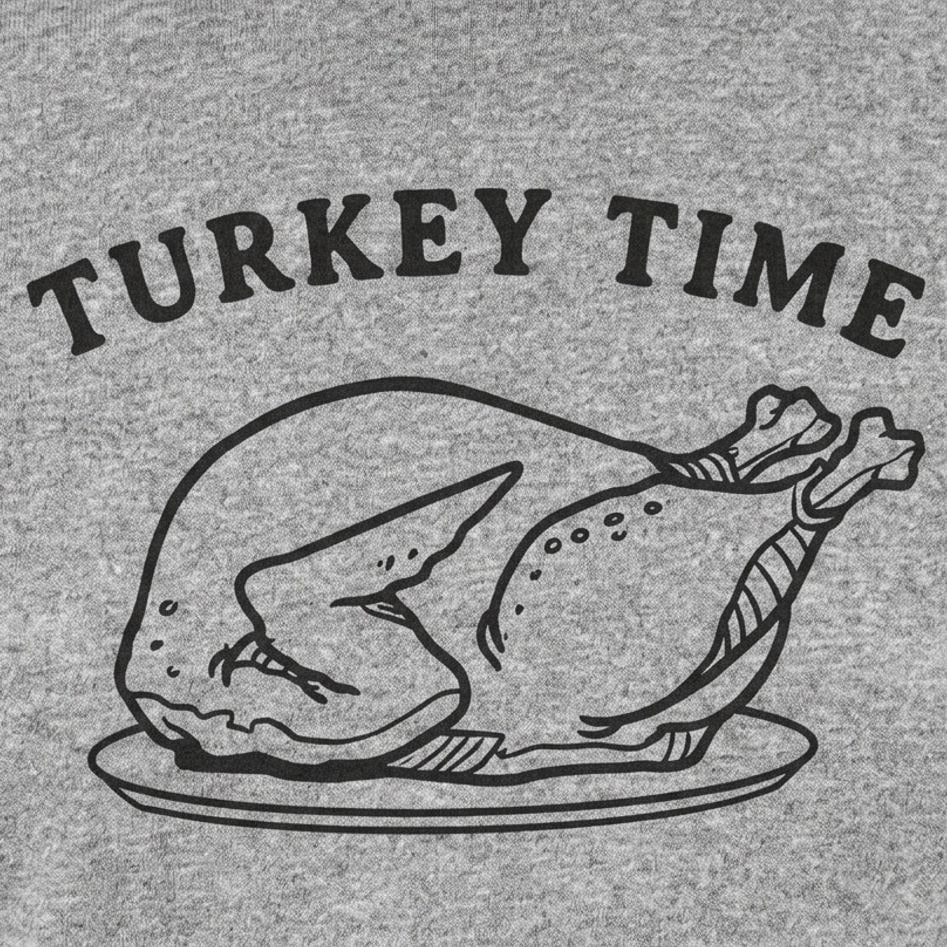 Turkey Time Roasted Thanksgiving Turkey on Platter detail