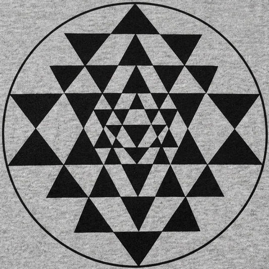Sri Yantra Sacred Geometry Triangle Mandala detail