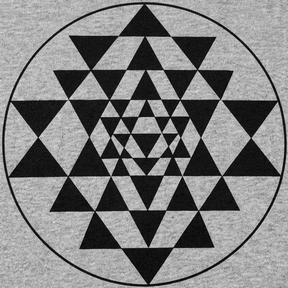 Sri Yantra Sacred Geometry Triangle Mandala detail