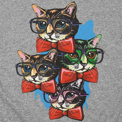 Nerd Cat Full Color detail