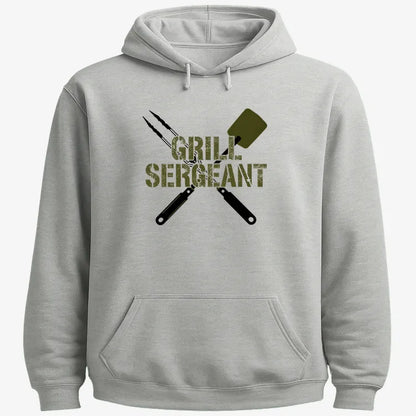 Grill Sergeant Master of the BBQ-Hoodie-Gray Heather