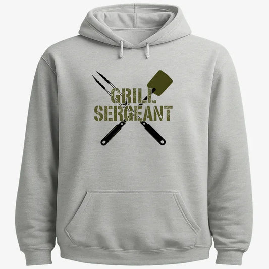 Grill Sergeant Master of the BBQ-Hoodie-Gray Heather