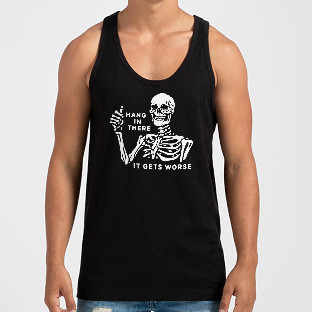 Hang In There Skeleton - 6DollarShirts