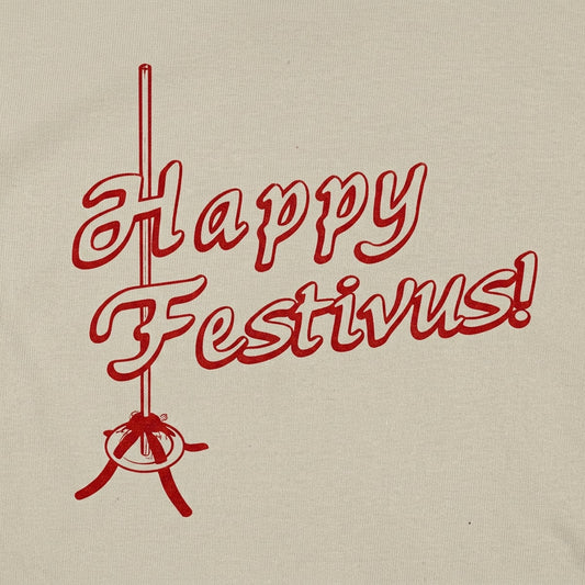 Happy Festivus Aluminum Pole detail