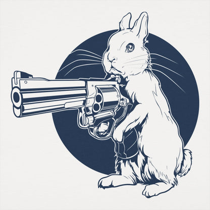 Hare Trigger - Rabbit Holding Revolver