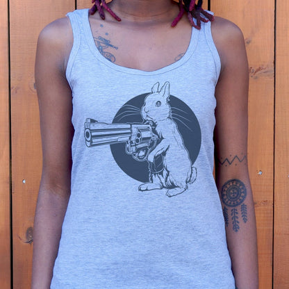 Hare Trigger - Rabbit Holding Revolver
