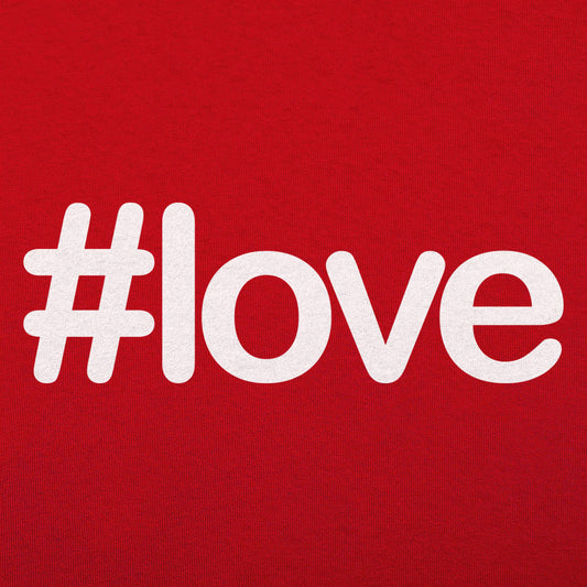 Hashtag Love #love Social Media Pun