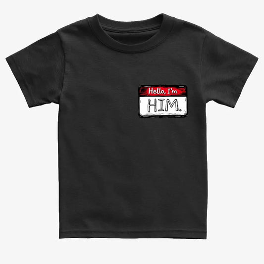 Hello I'm Him Name Tag