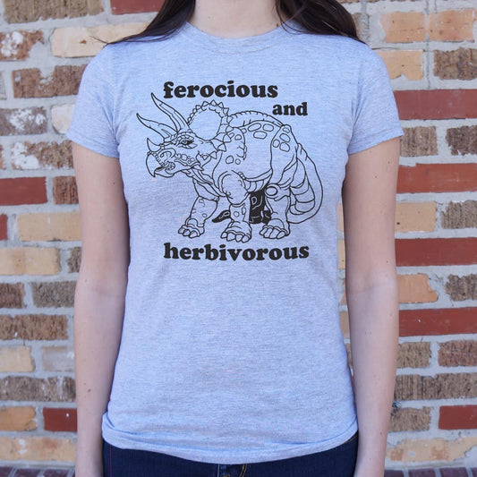Ferocious And Herbivorous - 6DollarShirts
