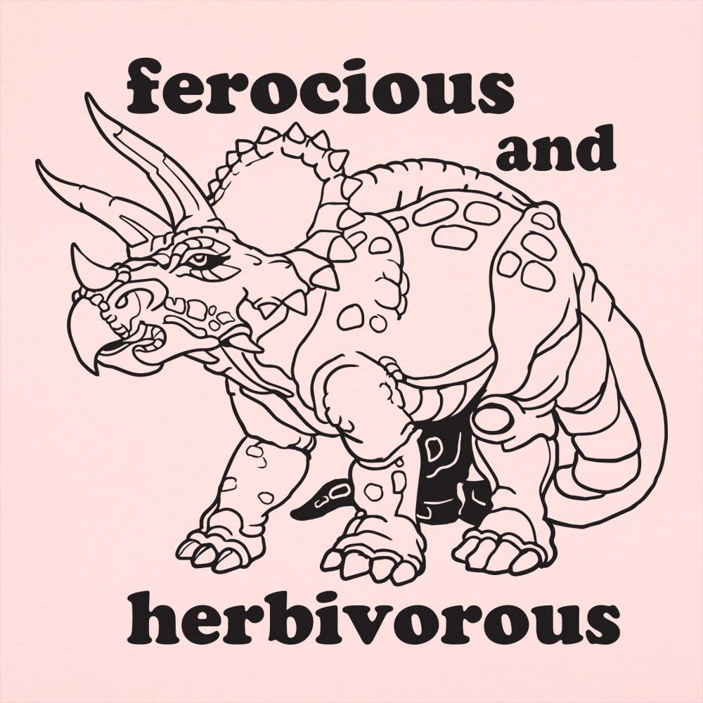Ferocious And Herbivorous - 6DollarShirts
