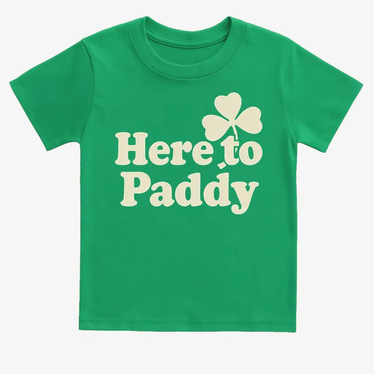 Here to Paddy St. Patrick's Day Shamrock Pun