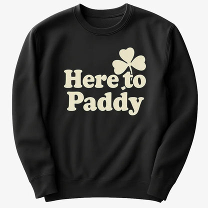 Here to Paddy St. Patrick's Day Shamrock Pun