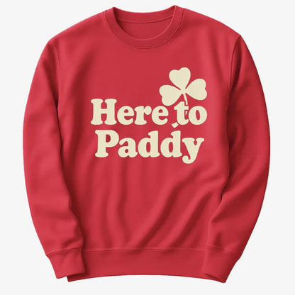 Here to Paddy St. Patrick's Day Shamrock Pun