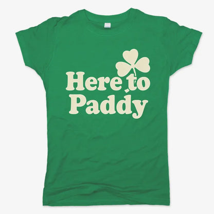 Here to Paddy St. Patrick's Day Shamrock Pun