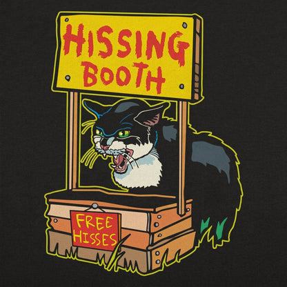 Hissing Booth Angry Cat Full Color detail