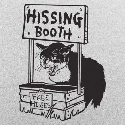 Hissing Booth with Angry Cat and Free Hisses Sign