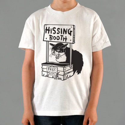 Hissing Booth with Angry Cat and Free Hisses Sign