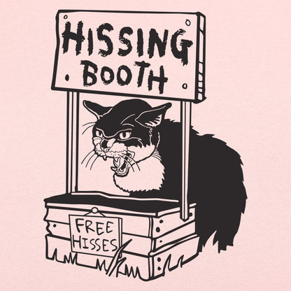 Hissing Booth with Angry Cat and Free Hisses Sign