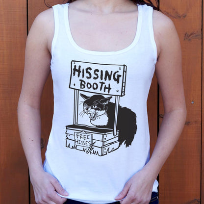 Hissing Booth with Angry Cat and Free Hisses Sign