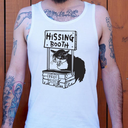Hissing Booth with Angry Cat and Free Hisses Sign