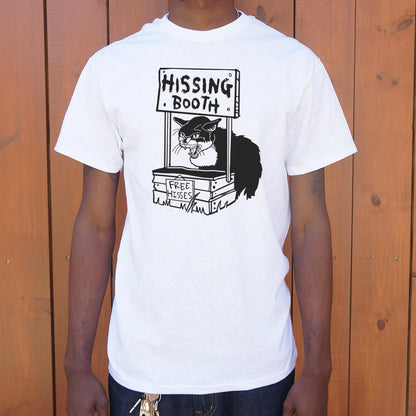 Hissing Booth with Angry Cat and Free Hisses Sign