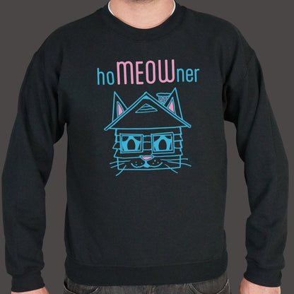 hoMEOWner Cat Face House Pun