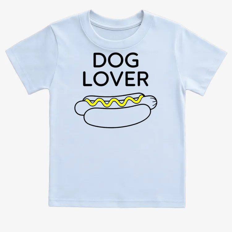 Hot Dog Lover-Kids T-Shirt-Blue