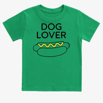 Hot Dog Lover-Kids T-Shirt-Green