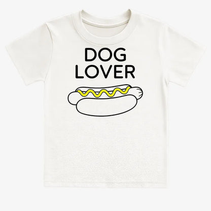 Hot Dog Lover-Kids T-Shirt-White