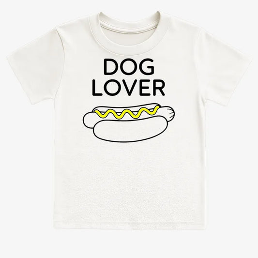 Hot Dog Lover-Kids T-Shirt-White