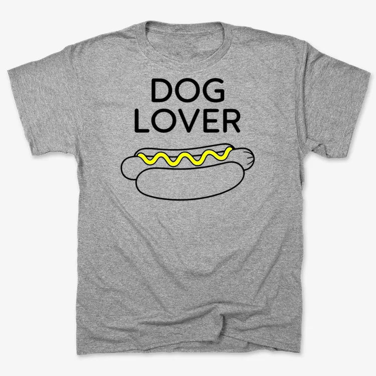 Hot Dog Lover-Men's T-Shirt-Gray Heather