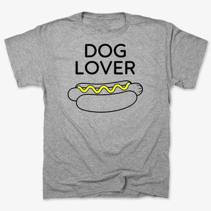 Hot Dog Lover-Men's T-Shirt-Gray Heather