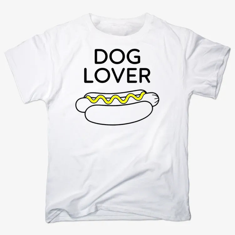Hot Dog Lover-Men's T-Shirt-White