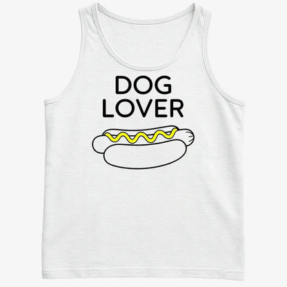 Hot Dog Lover-Men's Tank Top-White