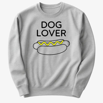Hot Dog Lover-Sweater-Gray Heather