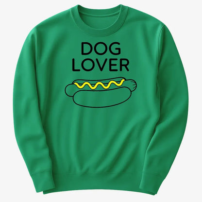 Hot Dog Lover-Sweater-Green