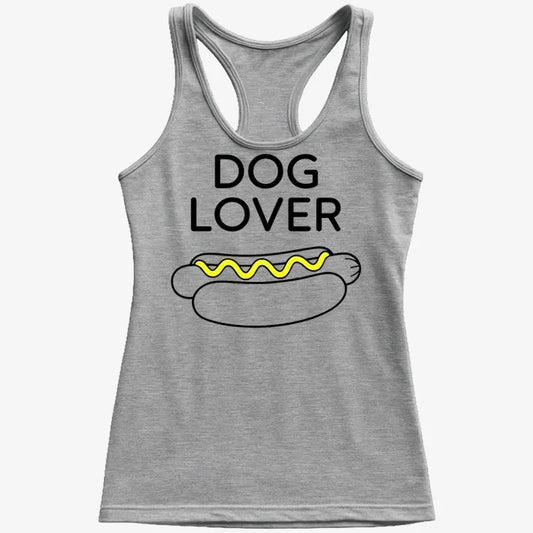 Hot Dog Lover-Women's Tank Top-Gray Granite