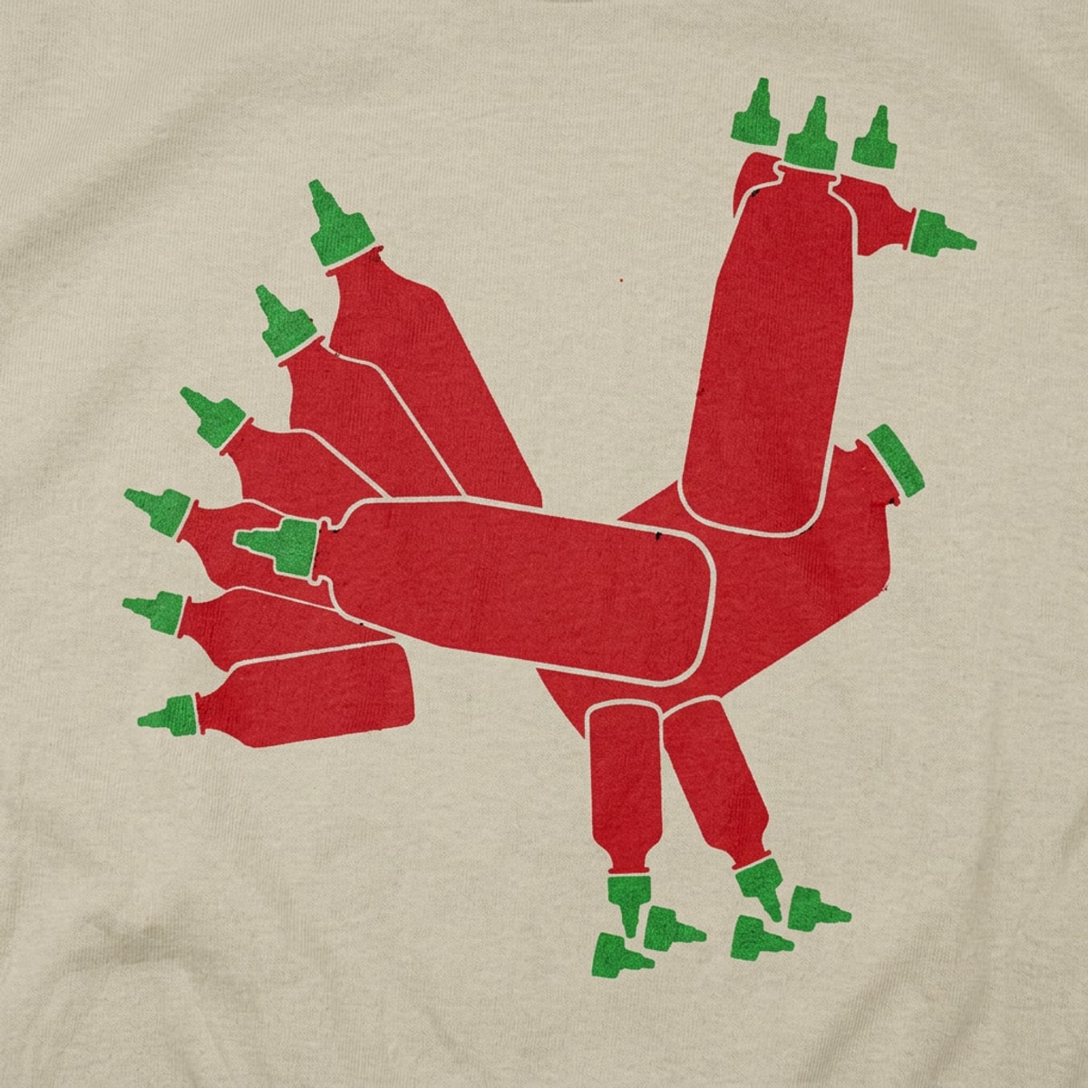 Hot Sauce Rooster detail