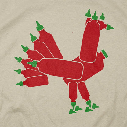 Hot Sauce Rooster detail