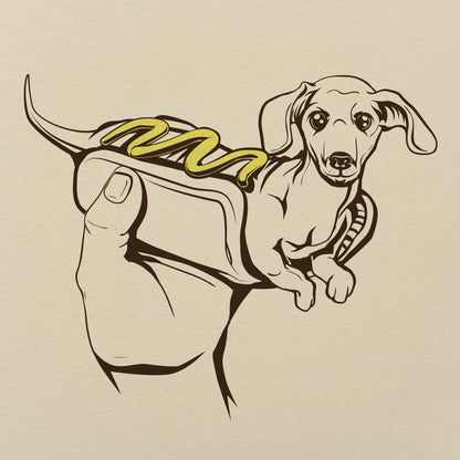 Hot Dog Dog Dachshund in a Bun