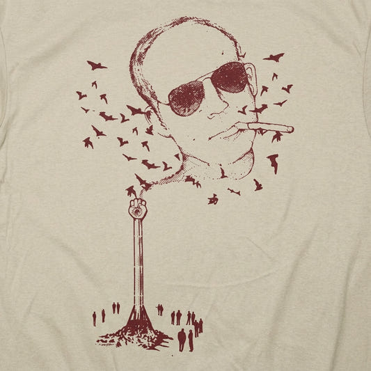 Hunter Thompson Memorial Gonzo Fist Cannon Tower detail